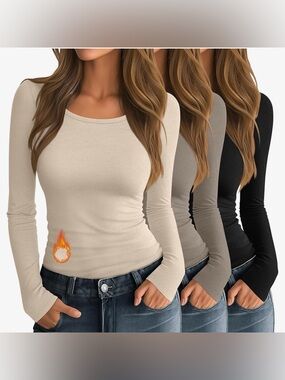 3 Set Thermal Shirt Fleece Lined